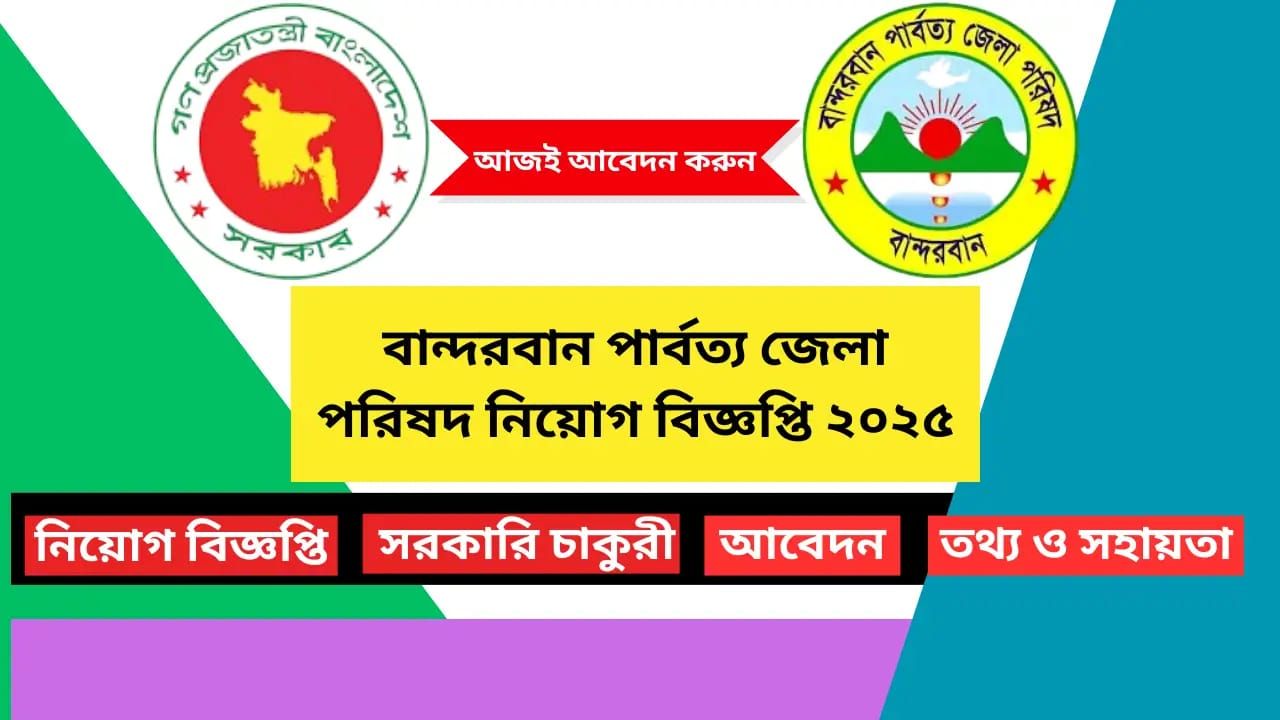 বান্দরবান পার্বত্য জেলা পরিষদ নিয়োগ বিজ্ঞপ্তি ২০২৫